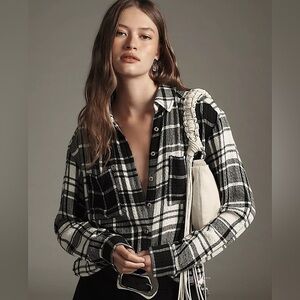 NEW Anthro The Hadley Relaxed Buttondown
Shirt by Pilcro: Plaid Edition